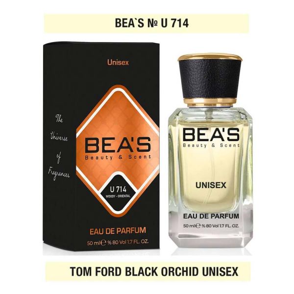 Beas U714 Tom Ford Black Orchid edp 50 ml, Unisex Perfume Beas U714 inspired by Tom Ford Black Orchid